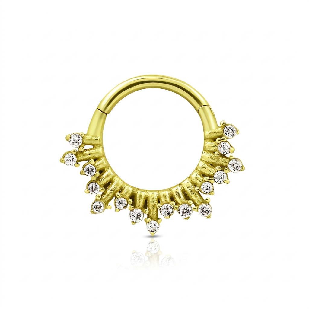 14 Ayar Altın Halka Piercing 