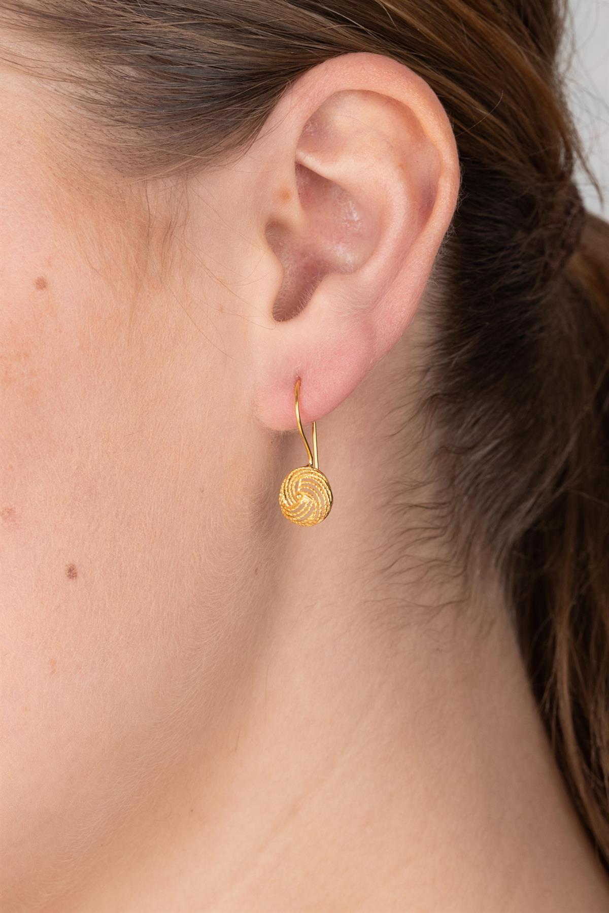 14 Ayar Altın Küpe