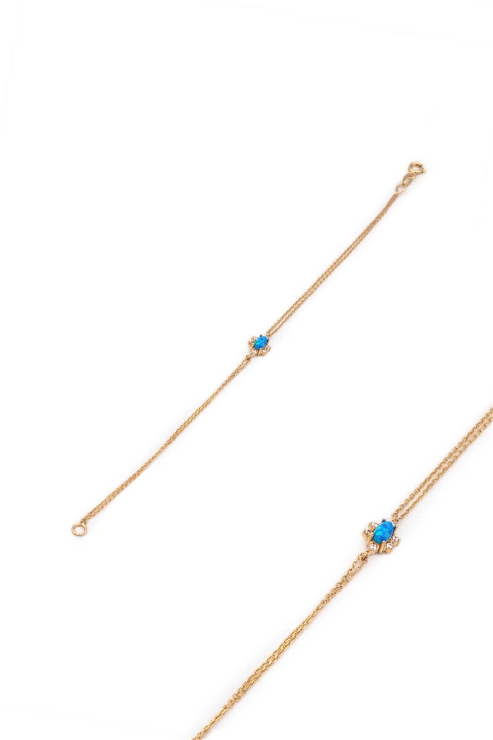 14 Ayar Altın Opal Taşlı Bileklik