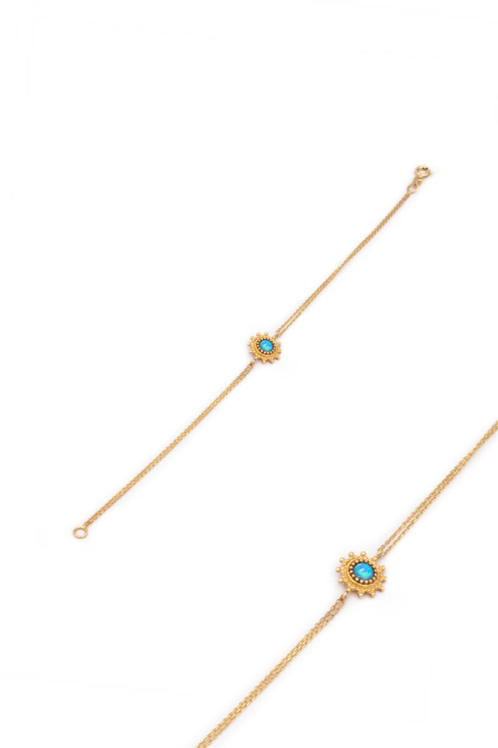 14 Ayar Altın Opal Taşlı Bileklik