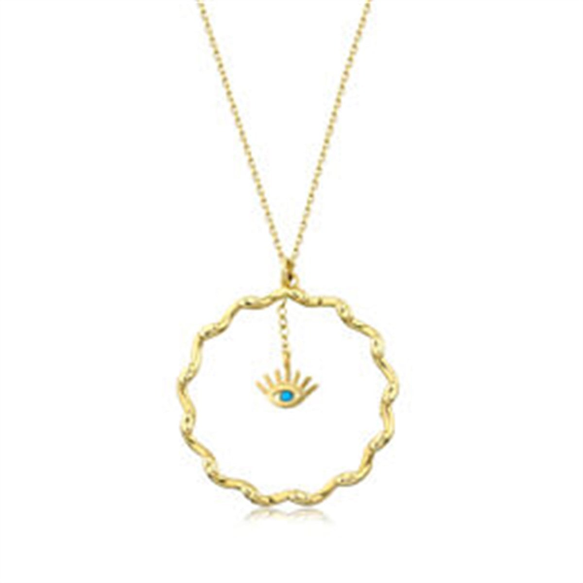 14 Ayar Altın Tasarım Kolye