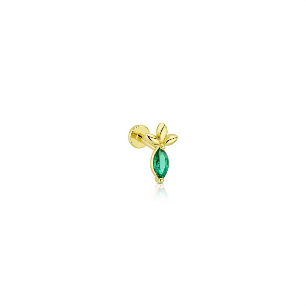 14 Ayar Altın Tragus Piercing