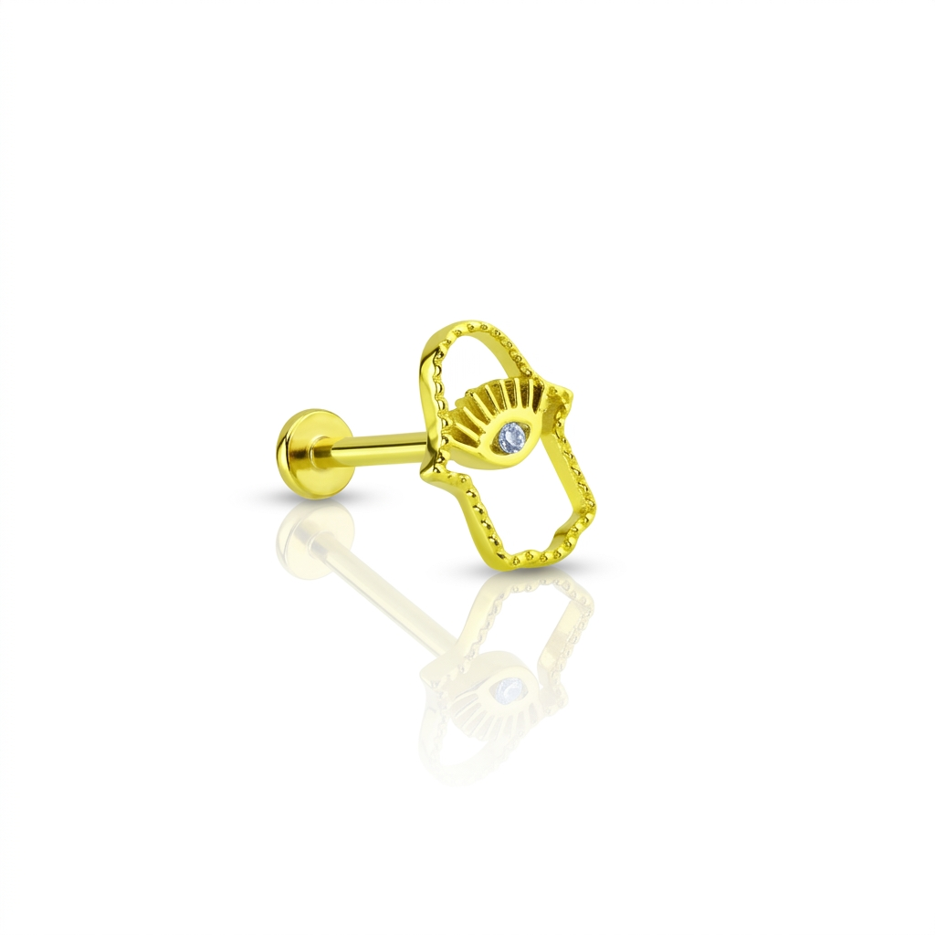 14 Ayar Altın Tragus Piercing