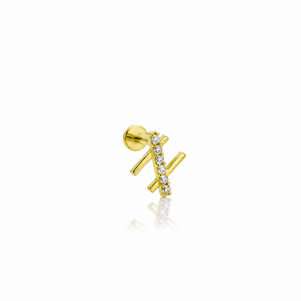 14 Ayar Altın Tragus Piercing