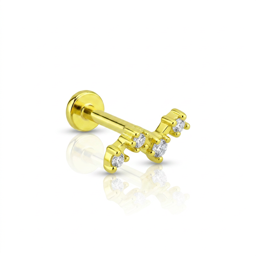 14 Ayar Altın Tragus Piercing