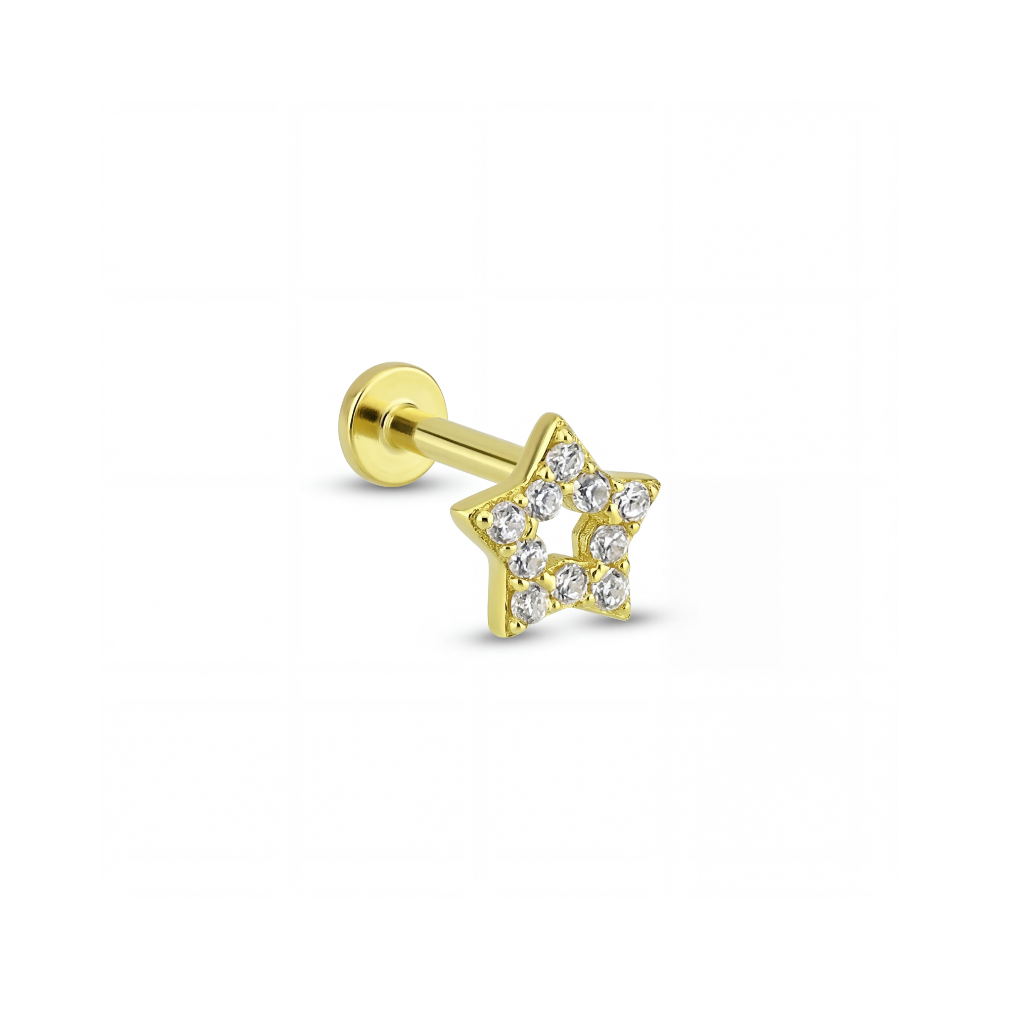 14 Ayar Altın Tragus Piercing