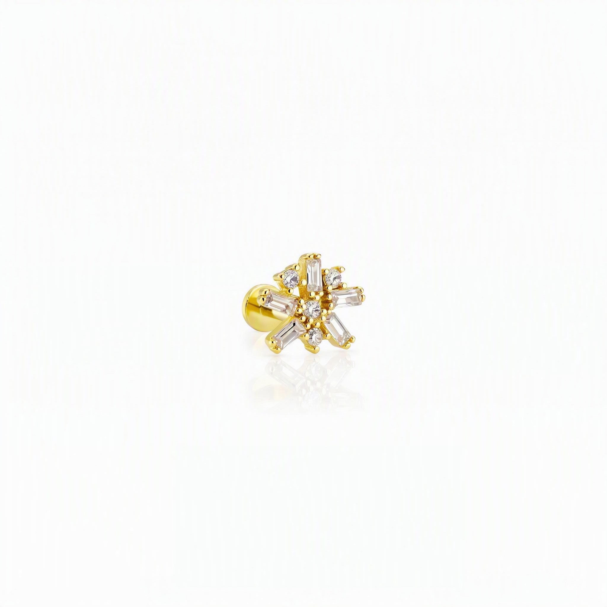 14 Ayar Altın Tragus Piercing