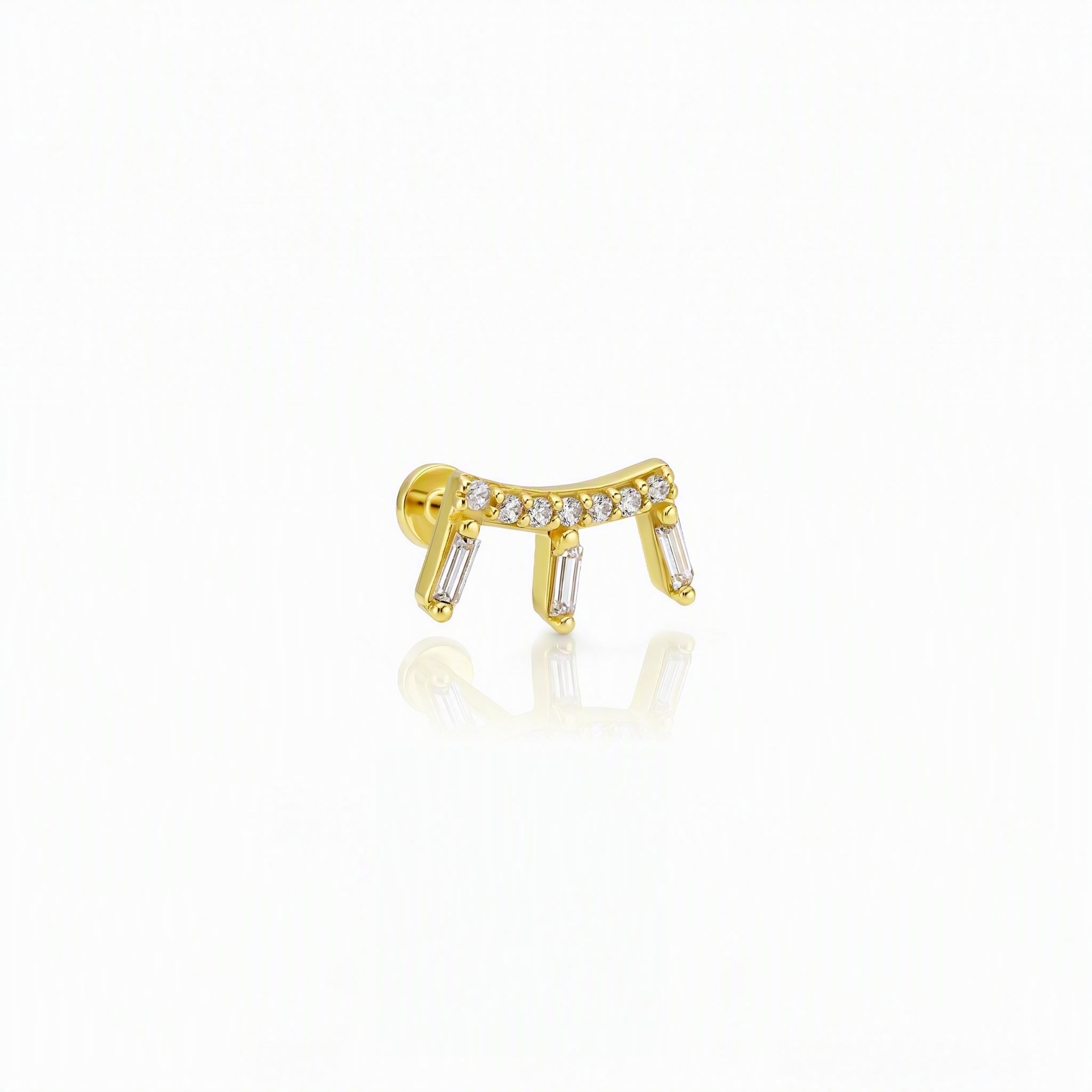 14 Ayar Altın Tragus Piercing