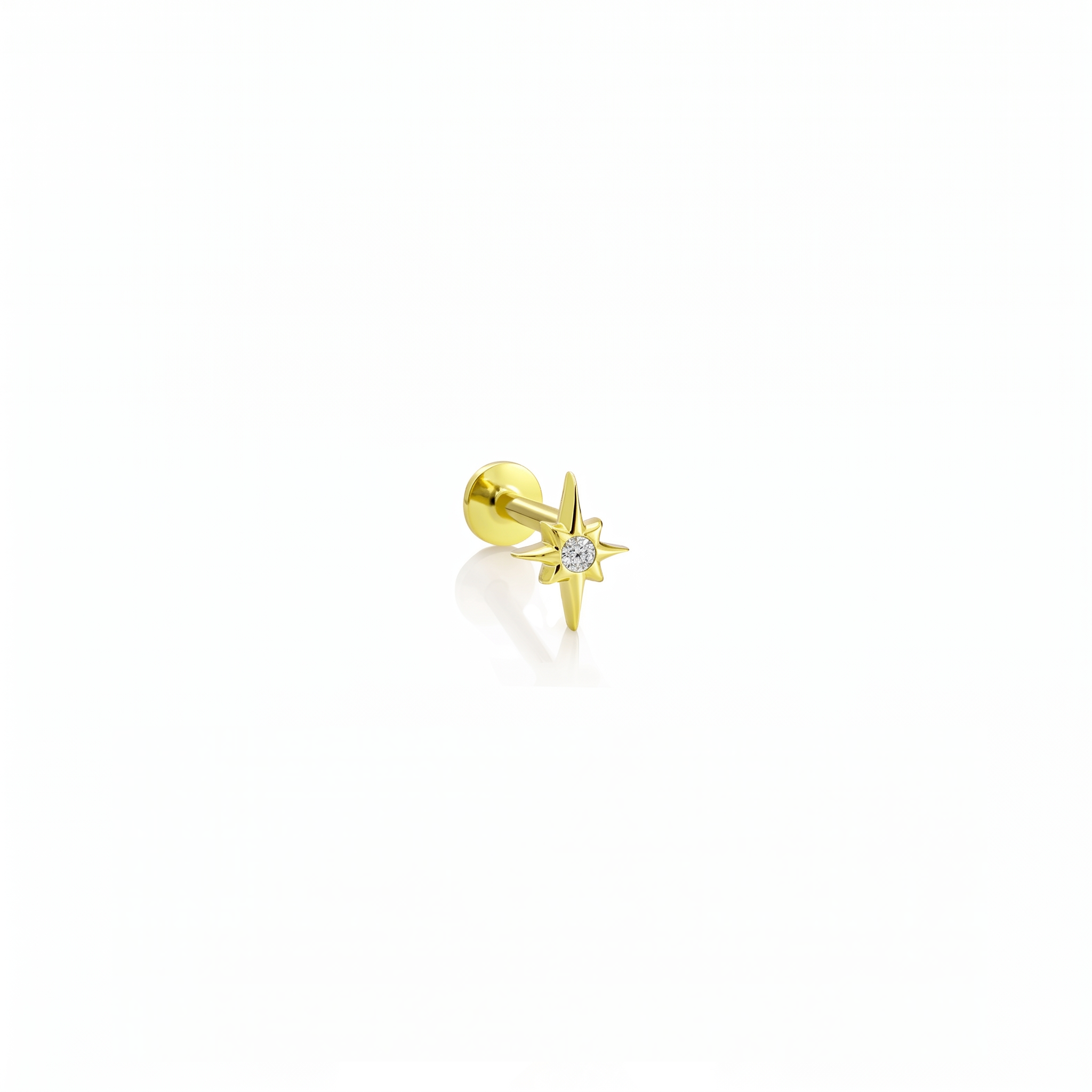 14 Ayar Altın Tragus Piercing