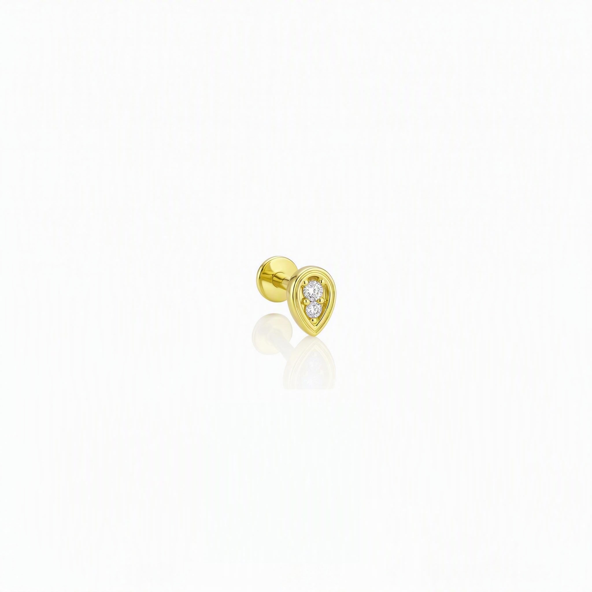 14 Ayar Altın Tragus Piercing