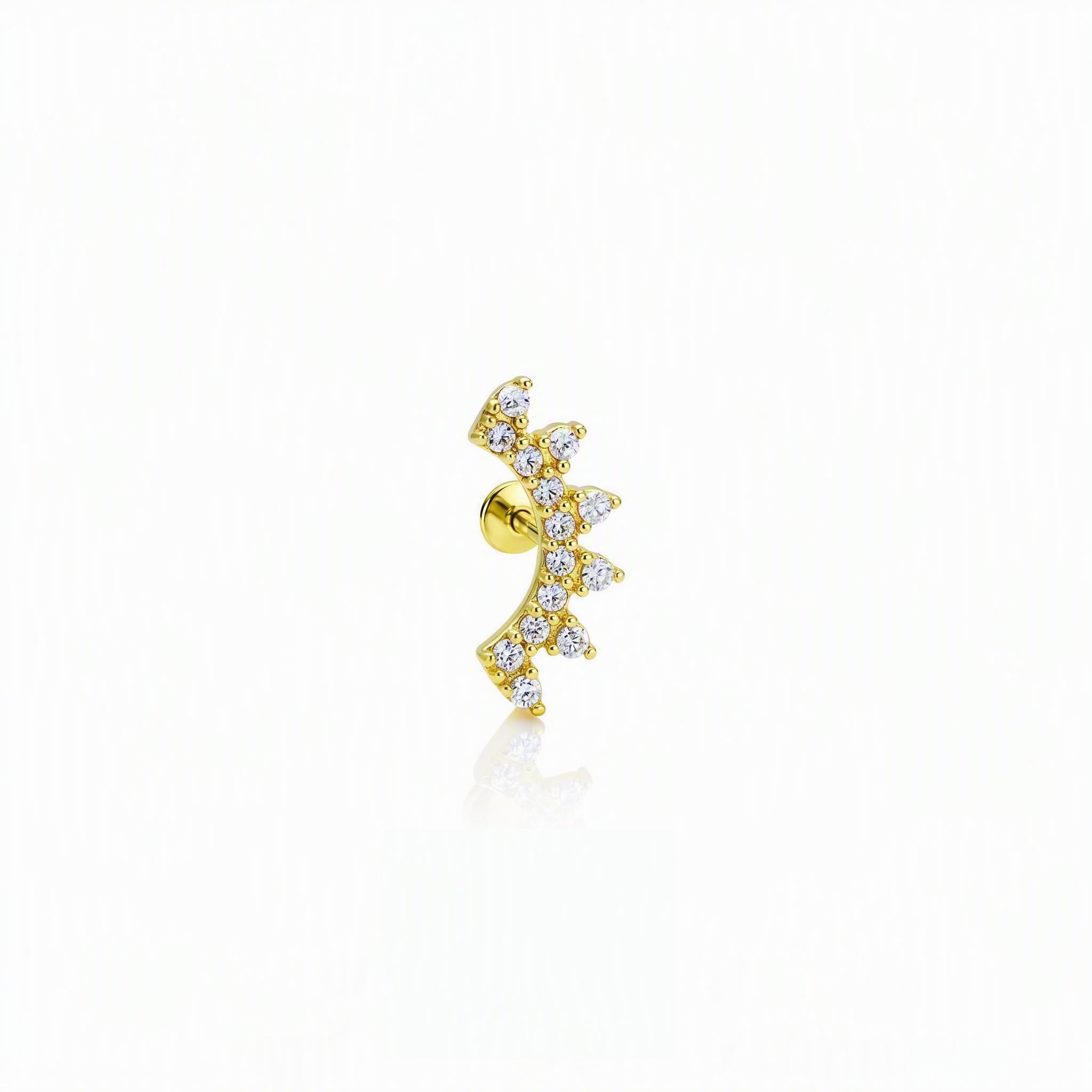 14 Ayar Altın Tragus Piercing