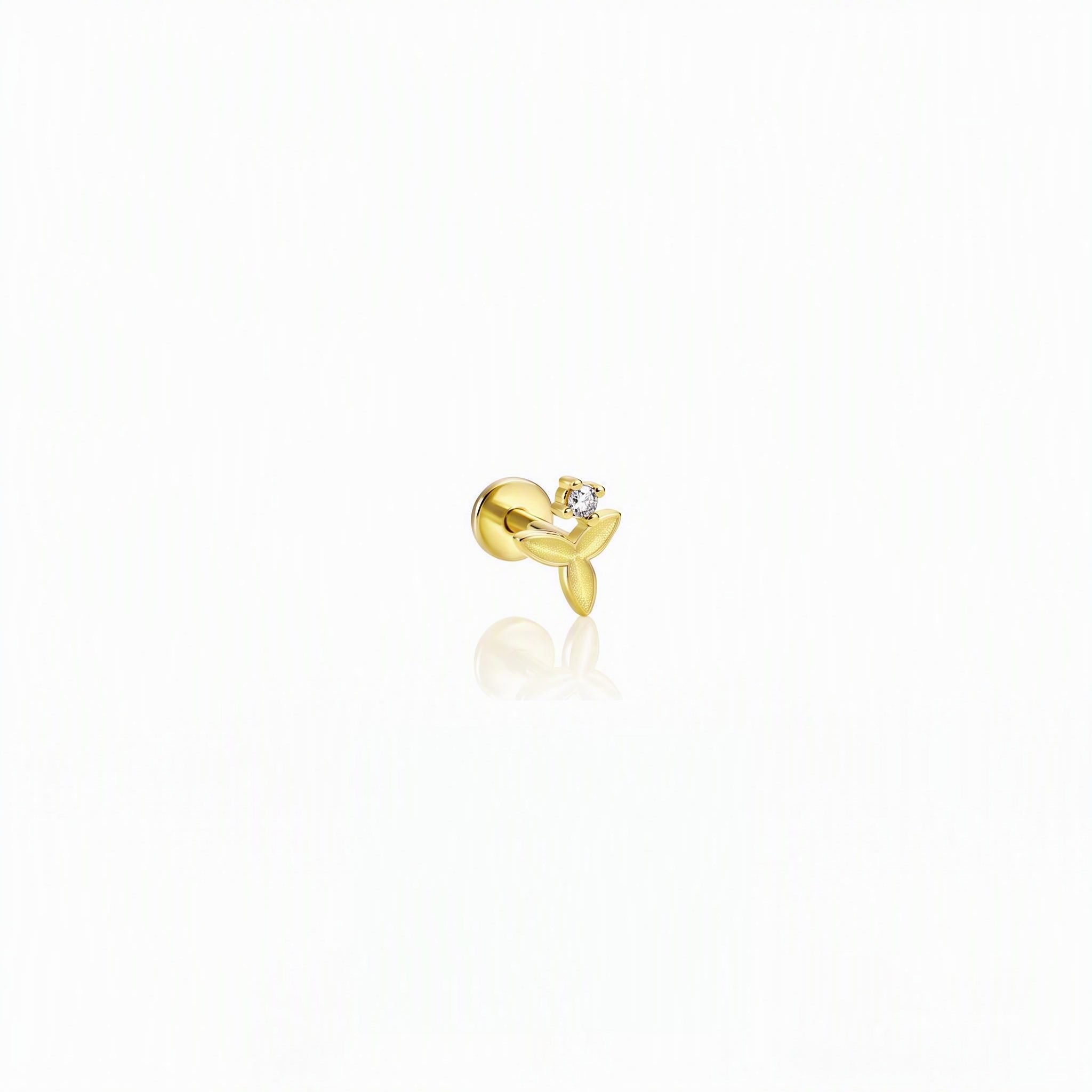 14 Ayar Altın Tragus Piercing