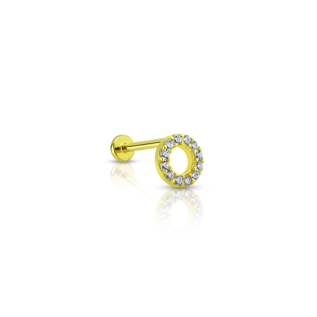 14 Ayar Altın Tragus Piercing