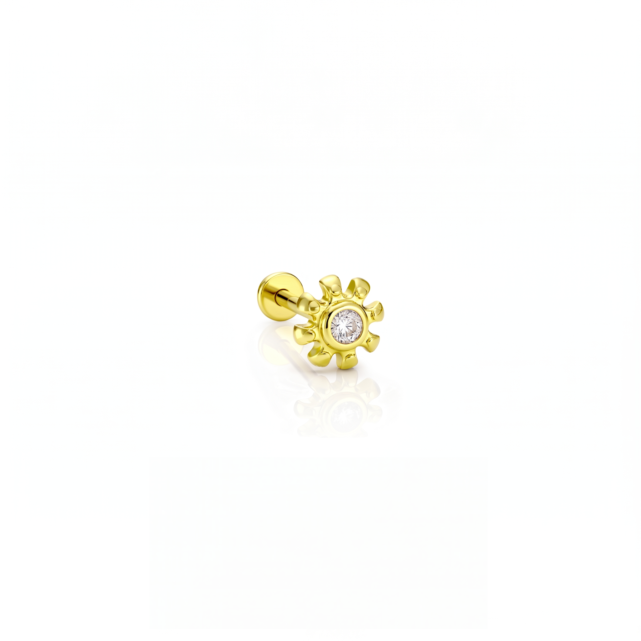 14 Ayar Altın Tragus Piercing