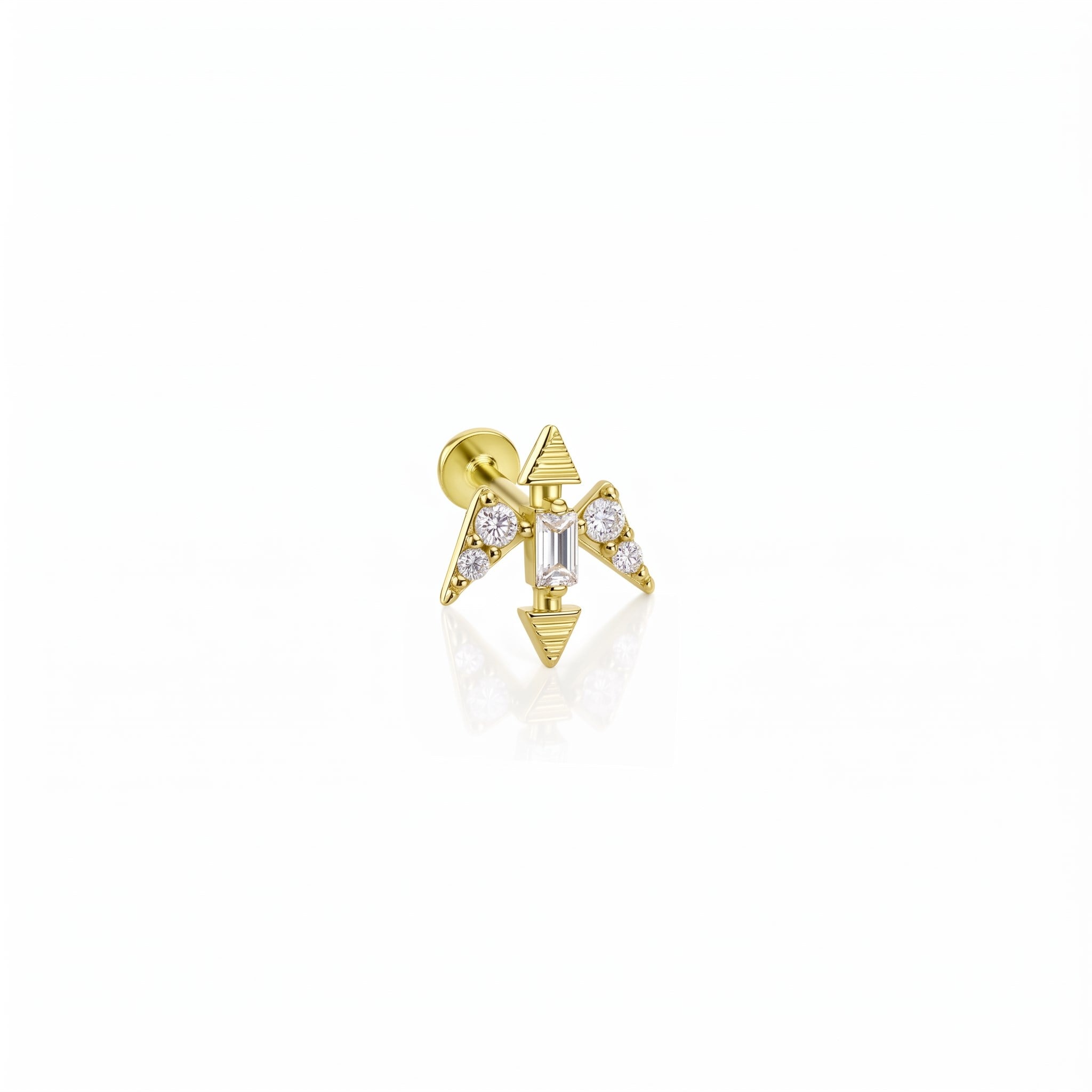 14 Ayar Altın Tragus Piercing