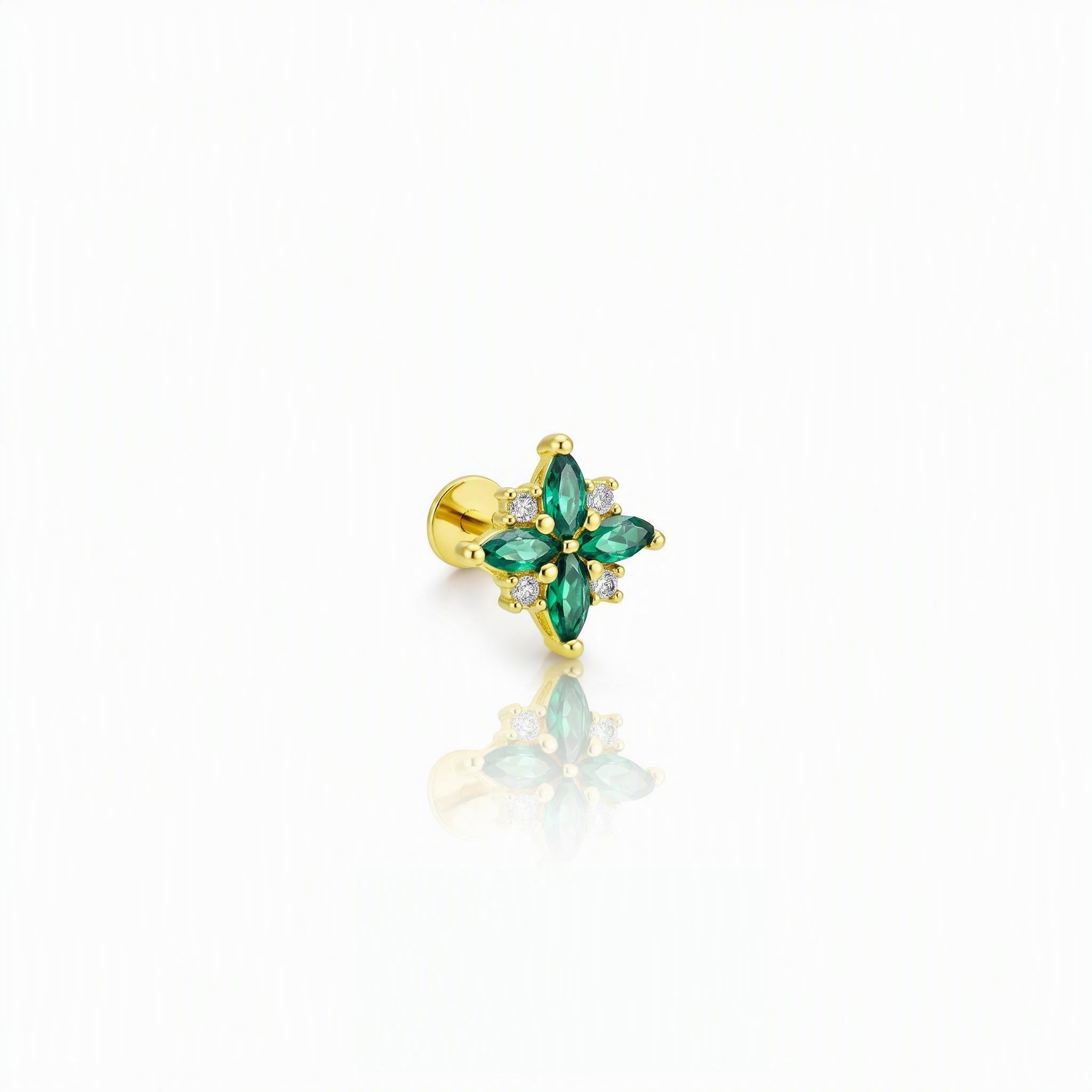 14 Ayar Altın Tragus Piercing