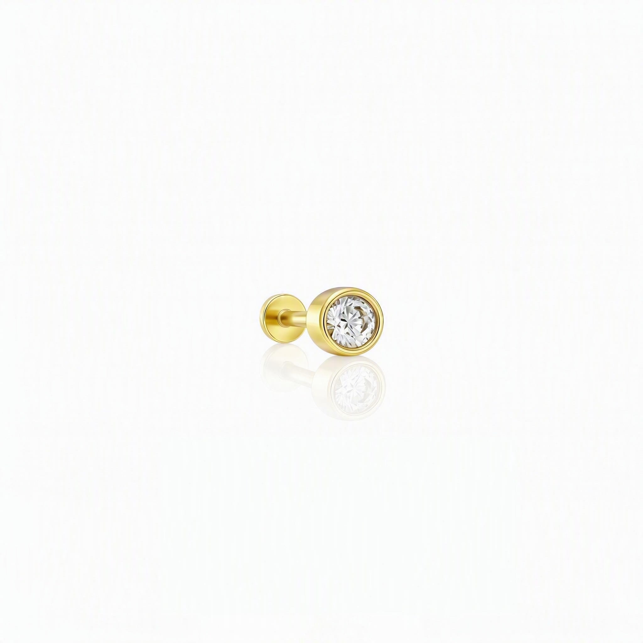 14 Ayar Altın Tragus Piercing