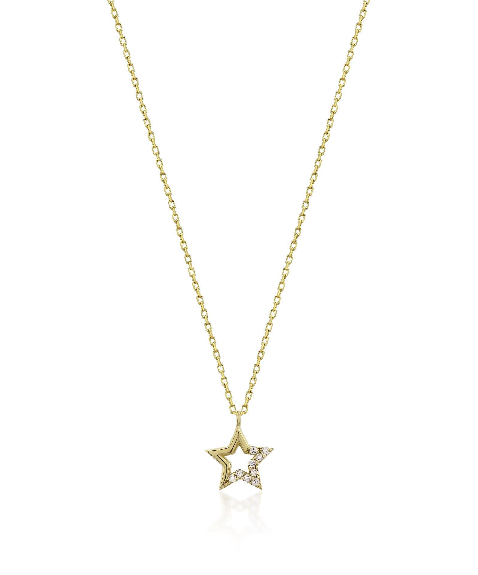 14 Ayar Altın Trend Kolye