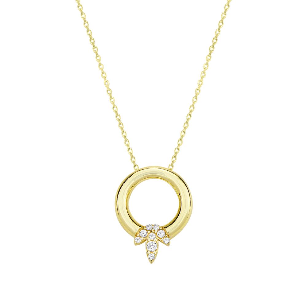 14 Ayar Altın Trend Kolye