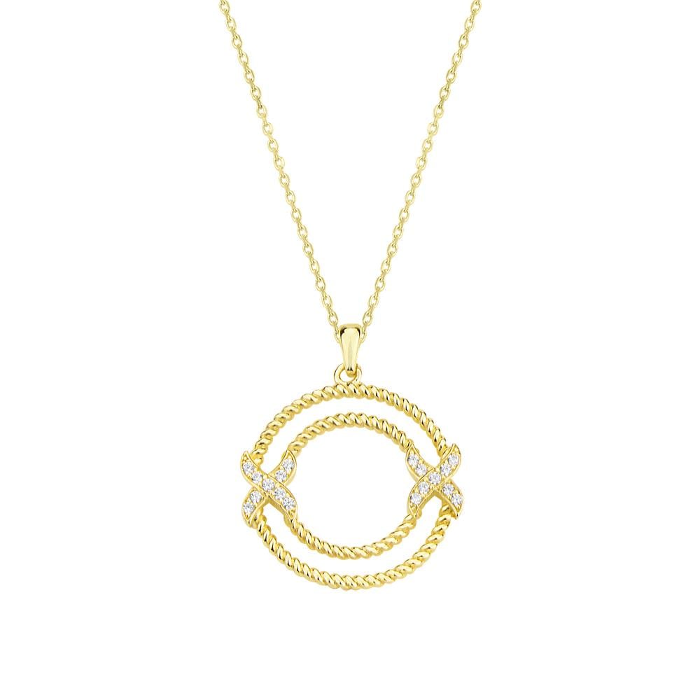 14 Ayar Altın Trend Kolye