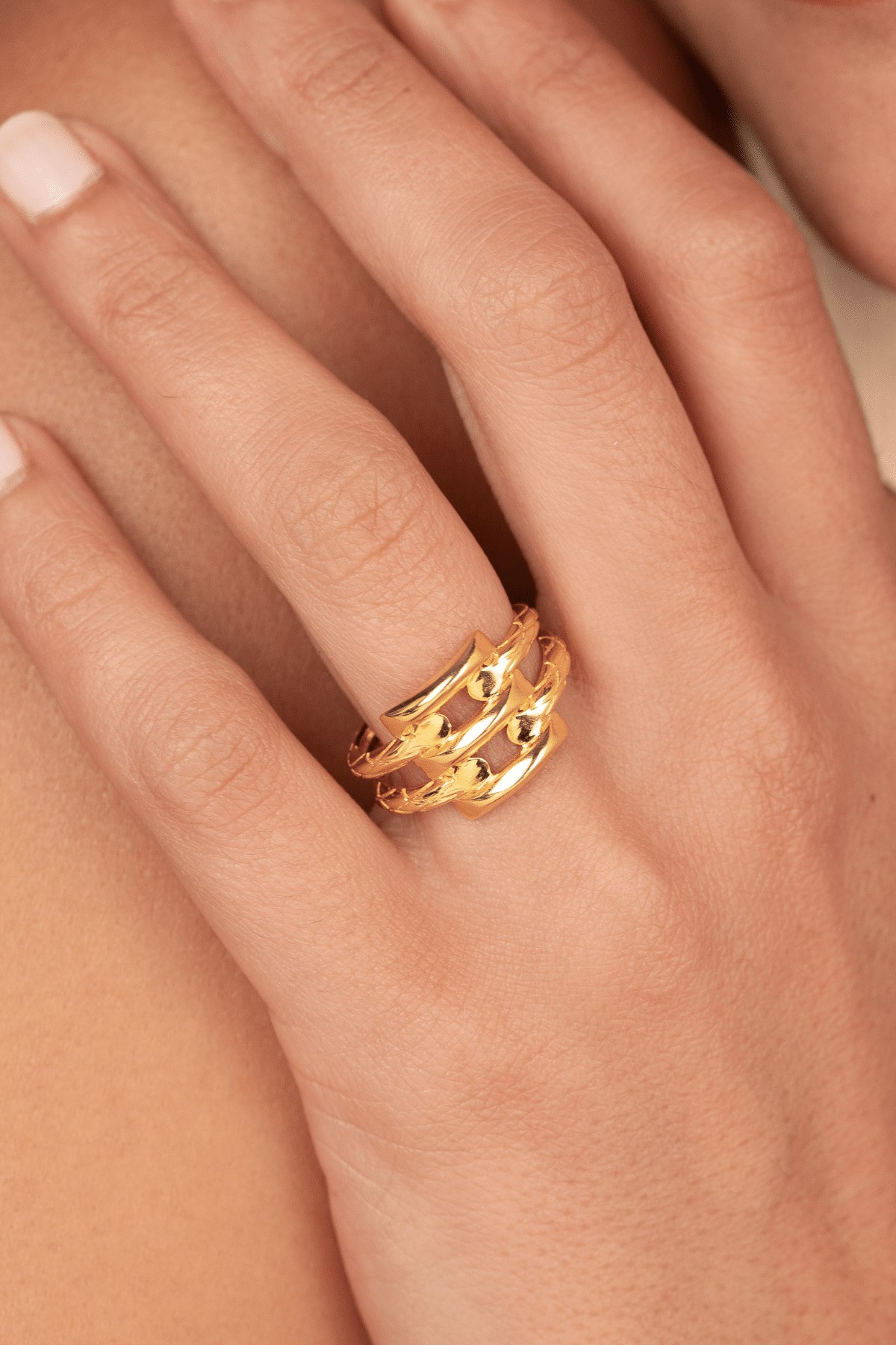 Altın Kaburga Model Yüzük