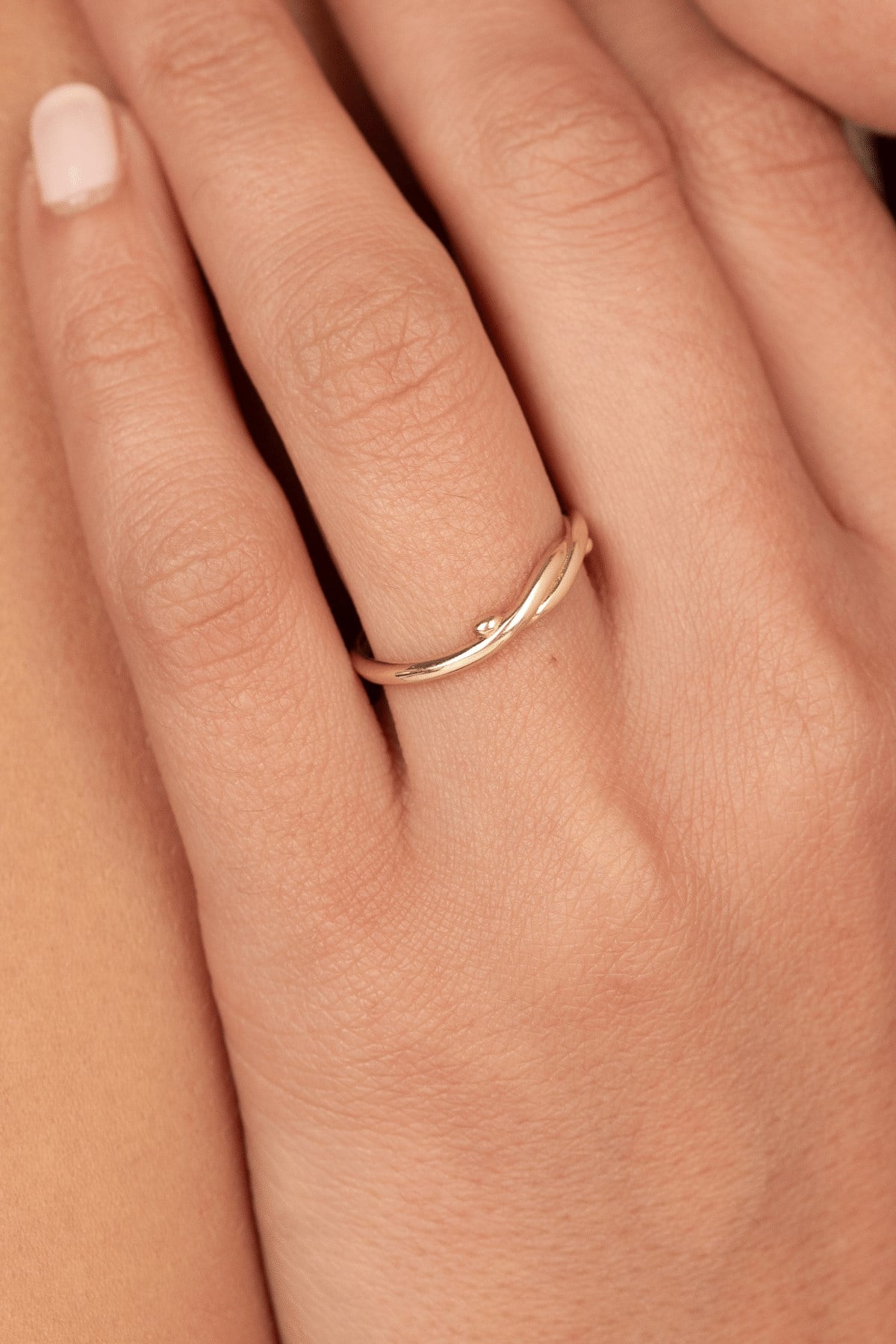 Altın Minimal Yüzük