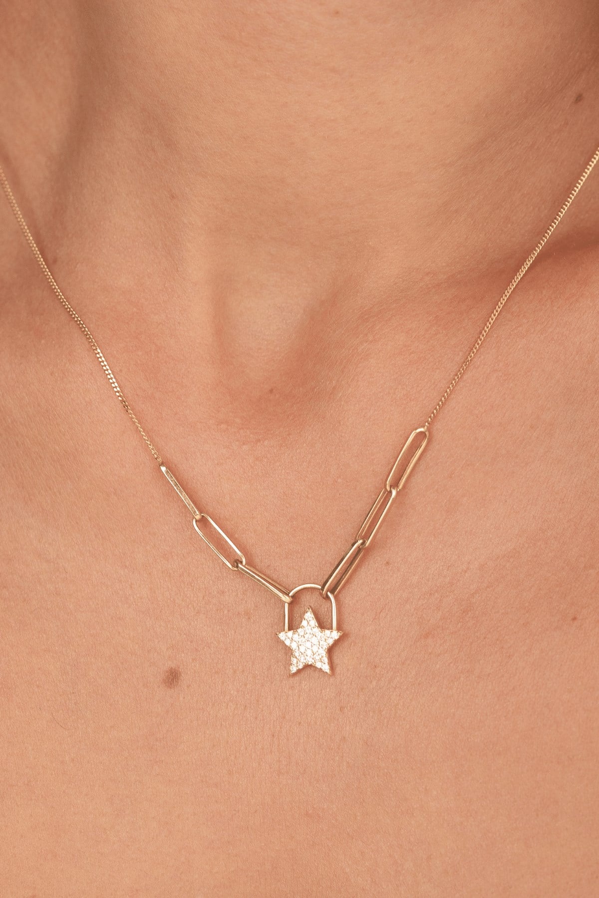 Altın Tasarım Kolye