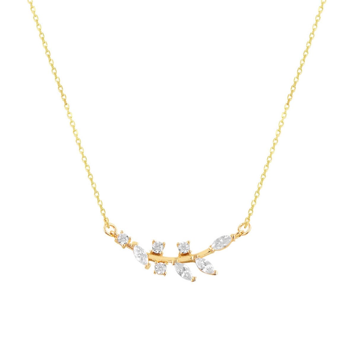 Sıra Taşlı Tasarım Kolye