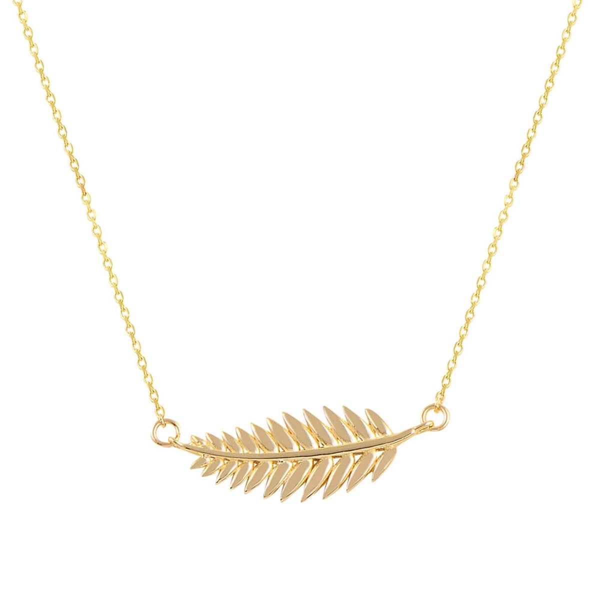 Taşsız Yaprak Kolye 