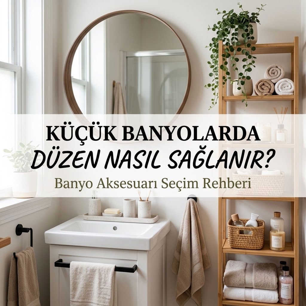 Küçük banyolarda düzen nasıl sağlanır banyo aksesuarı seçim rehberi ve modern banyo düzenleme fikirleri Çamlıca Home