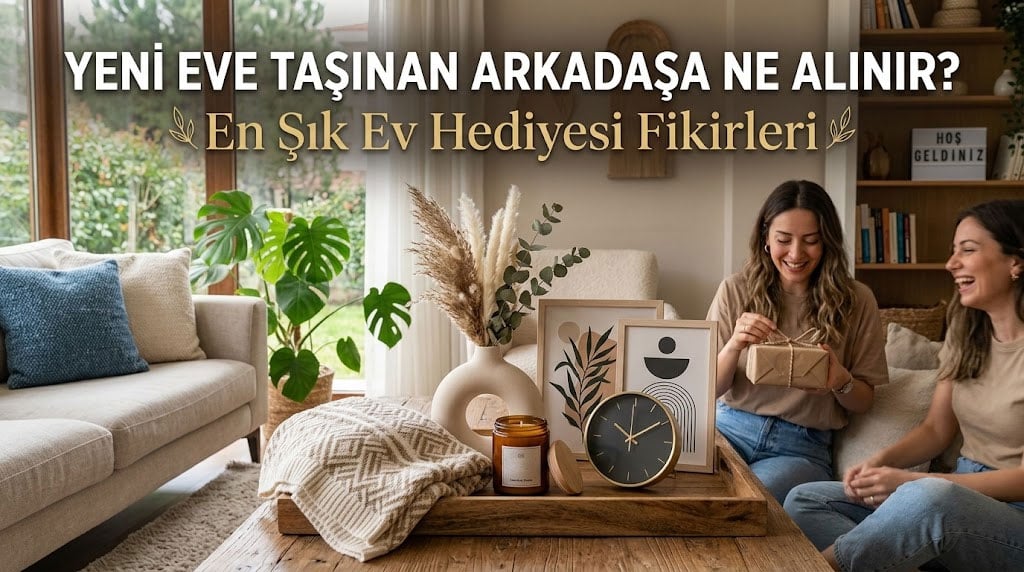 Yeni eve taşınan arkadaşa en şık dekoratif ev hediyesi alternatifleri