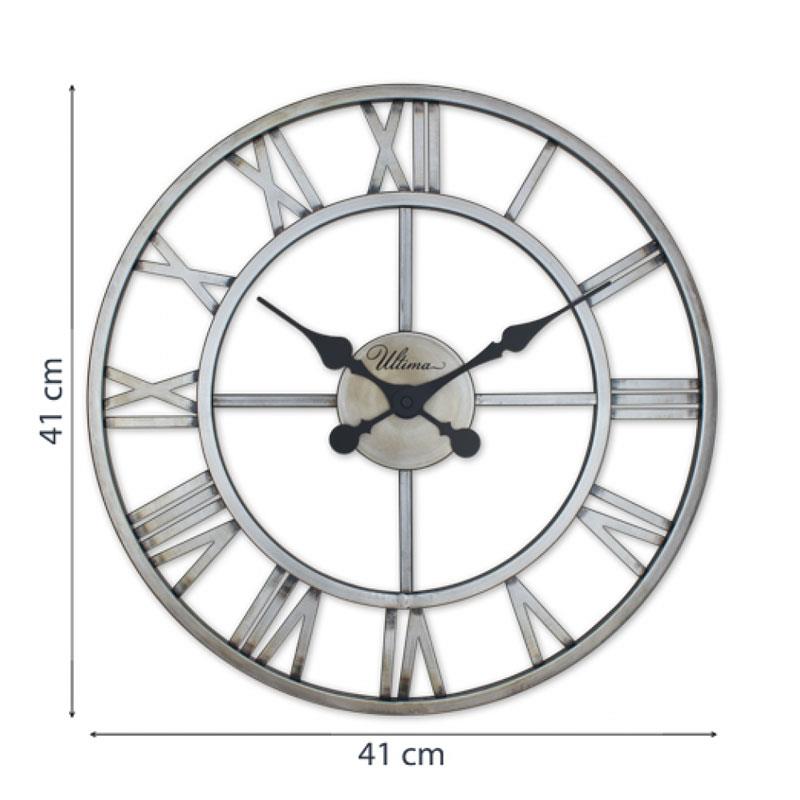 2654 S Ferforje 41 Cm İskelet Duvar Saati