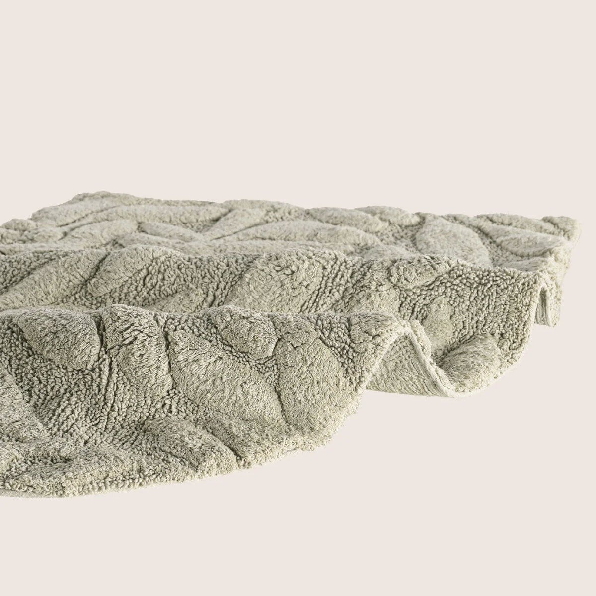 Allesi %100 Pamuk Yeşil Banyo Paspası | 65x115 cm