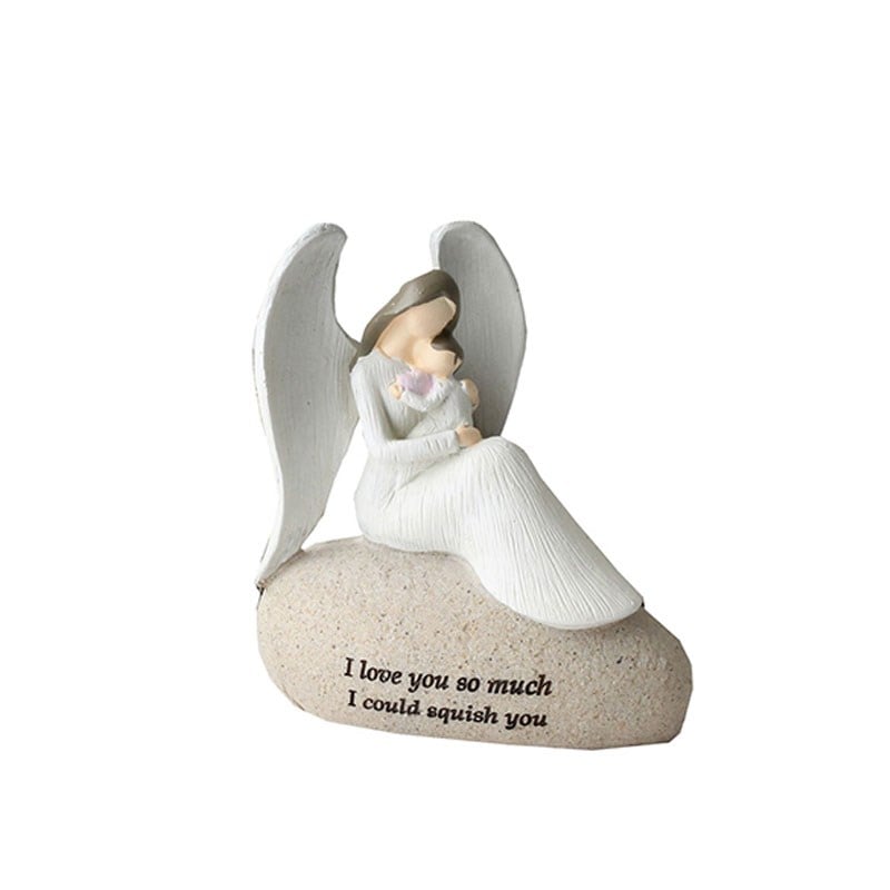 Anne Kız Melek Mini Biblo - Mondecor