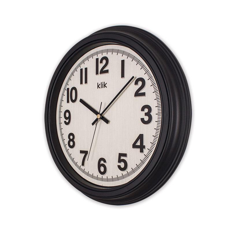 Auris Duvar Saati Siyah