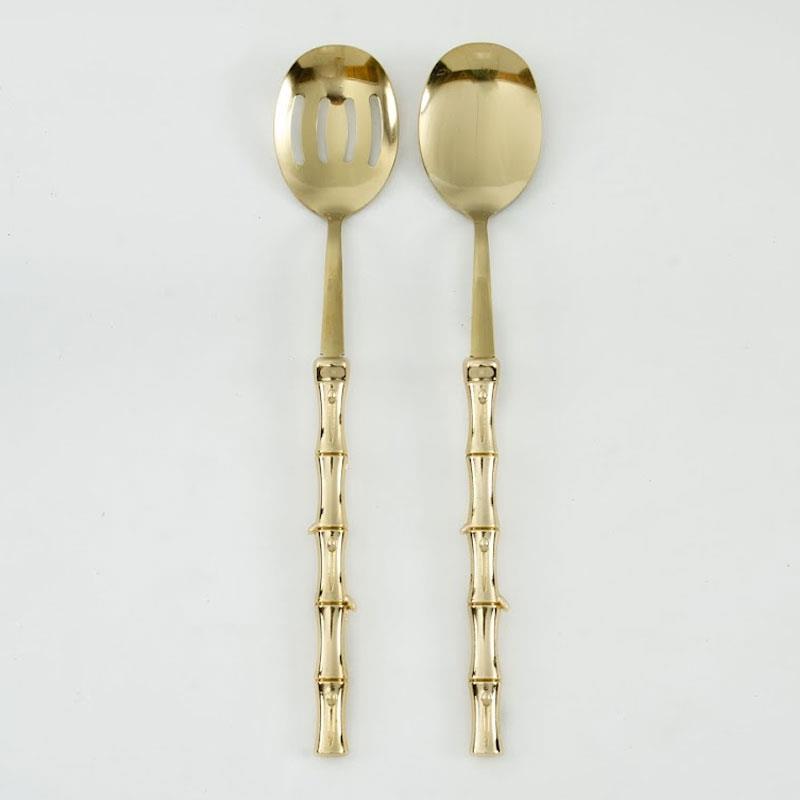 Bambu 2 Parça Salata Servis Seti Titanyum - titanyum-renk-salata-servis-takımı-bambu-detaylı