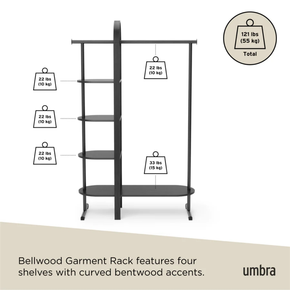 Bellwood Elbise Rafı Geceyarısı Siyahı