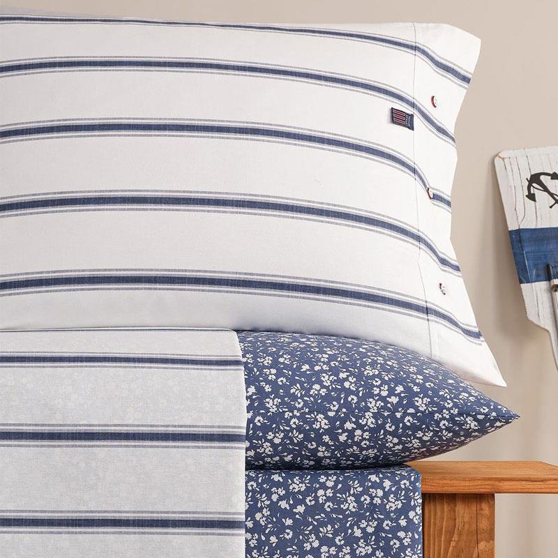 Blue Marine Çift Kişilik Nevresimli Pike Takımı Breezy İndigo