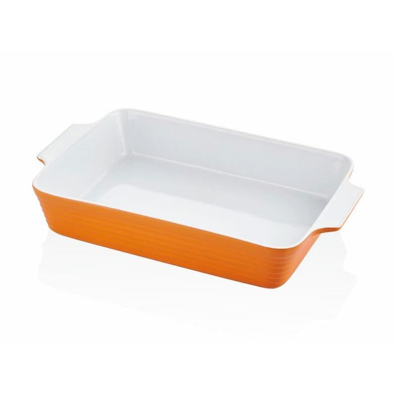 Brandani Dikdörtgen Fırın Kabı Turuncu 44x26x8 cm - Brandani