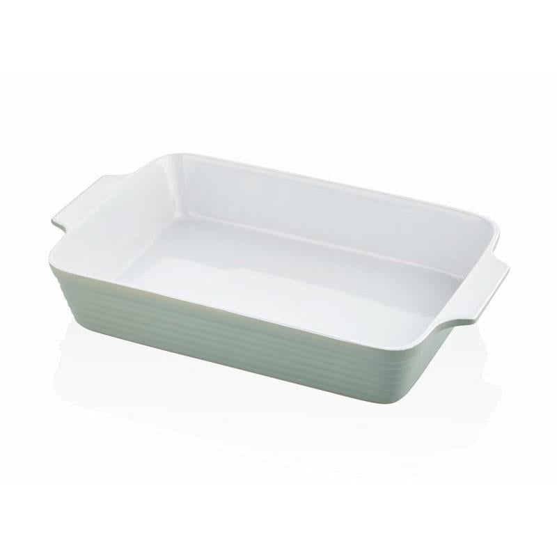Brandani Dikdörtgen Fırın Kabı Yeşil 44x26x8 cm - Brandani