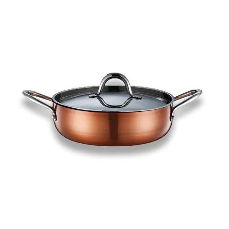 Brioni Copperfield 24 cm Basık Tencere