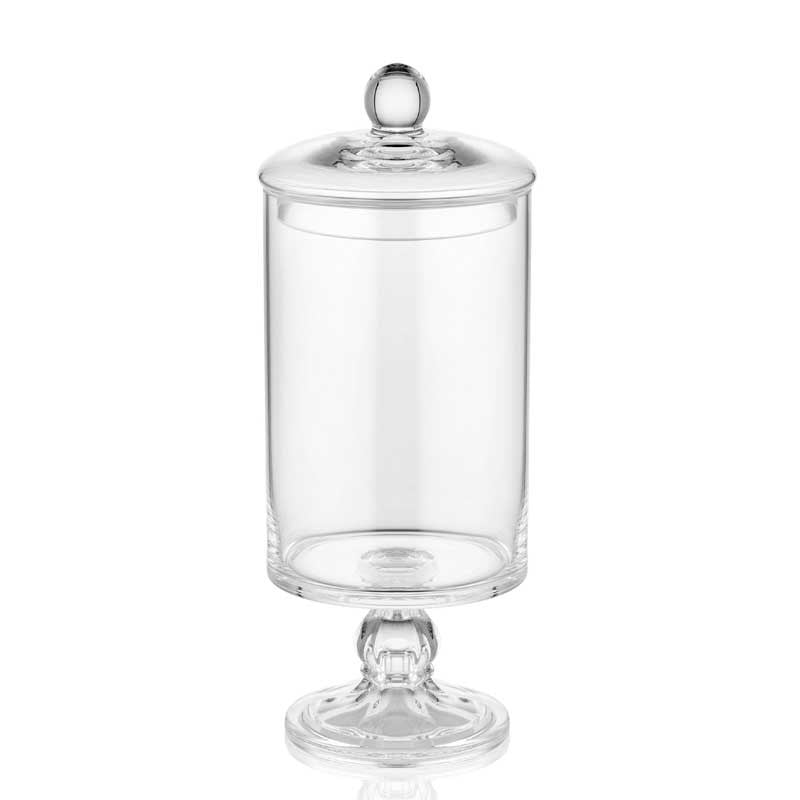 Cam Kapaklı Ayaklı Şekerlik 32 x 12 cm - The Mia