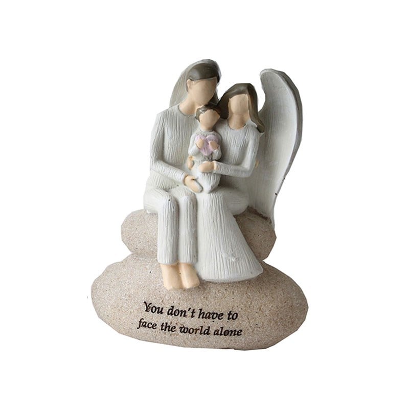 Çocuklu Aile Melek Mini Biblo - Mondecor