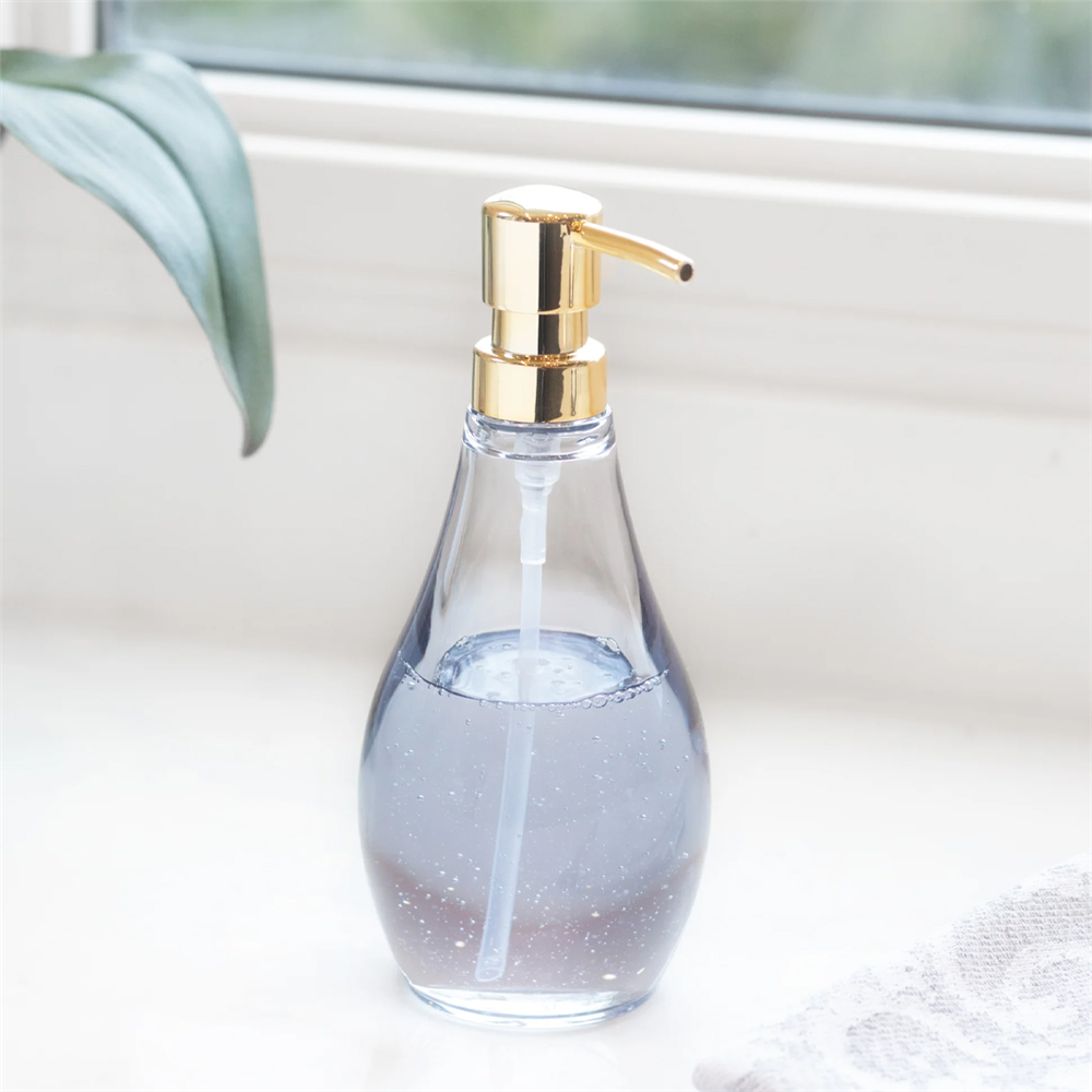 Damla Sıvı Sabunluk 280 ml Gold Renk Pompalı
