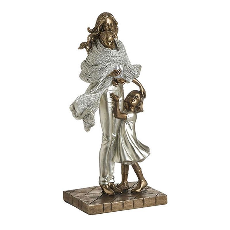 Dekoratif Anne Çocuk Biblo 12x8x25 cm - Mondecor