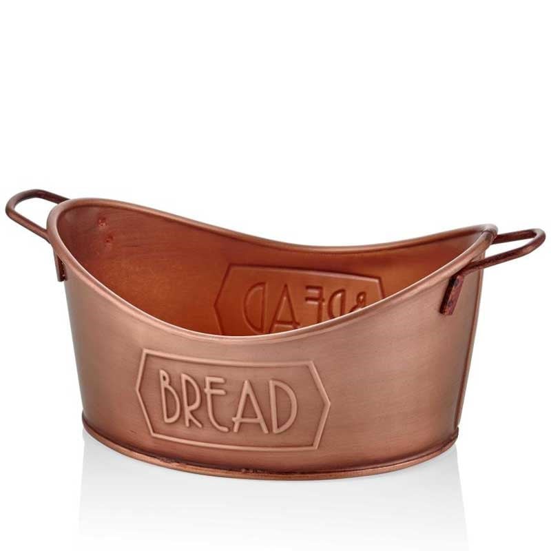 Ekmek Servisi 28 x 17 cm Bakır - The Mia