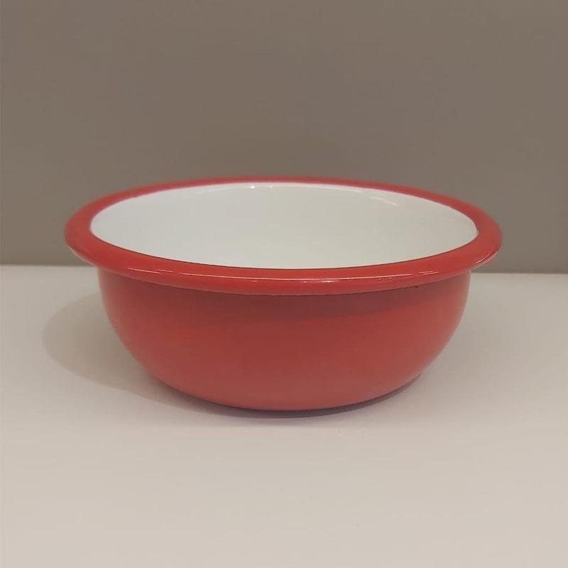 Emayra Emaye Kase 12 cm | Kırmızı