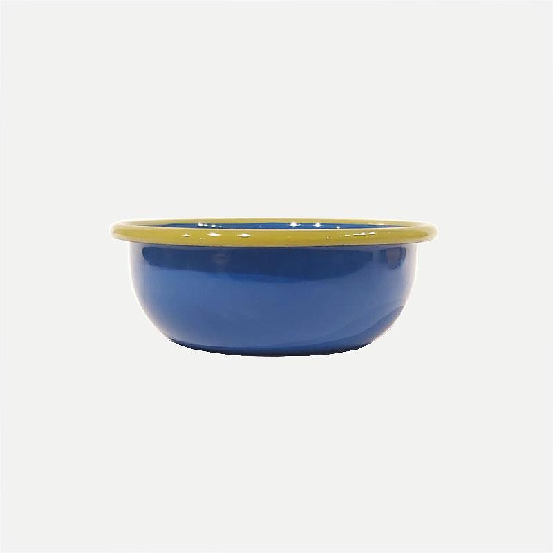 Emayra Emaye Kase 12 cm | Kobalt Kordon Fıstık Yeşil 