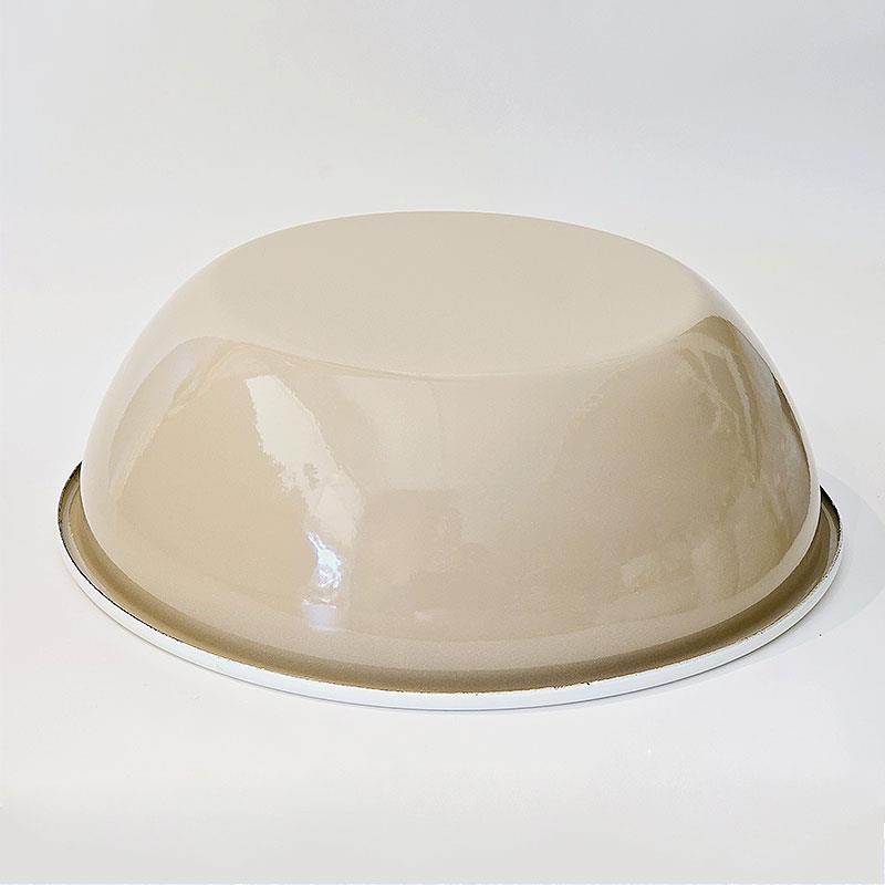 Emaye 32 cm Kase Bej