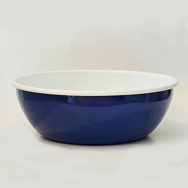 Emaye 32 cm Kase Lacivert